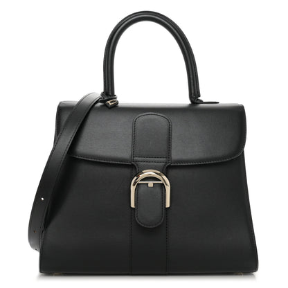 Delvaux Box Calfskin MM Brillant Satchel Black 1 of 15