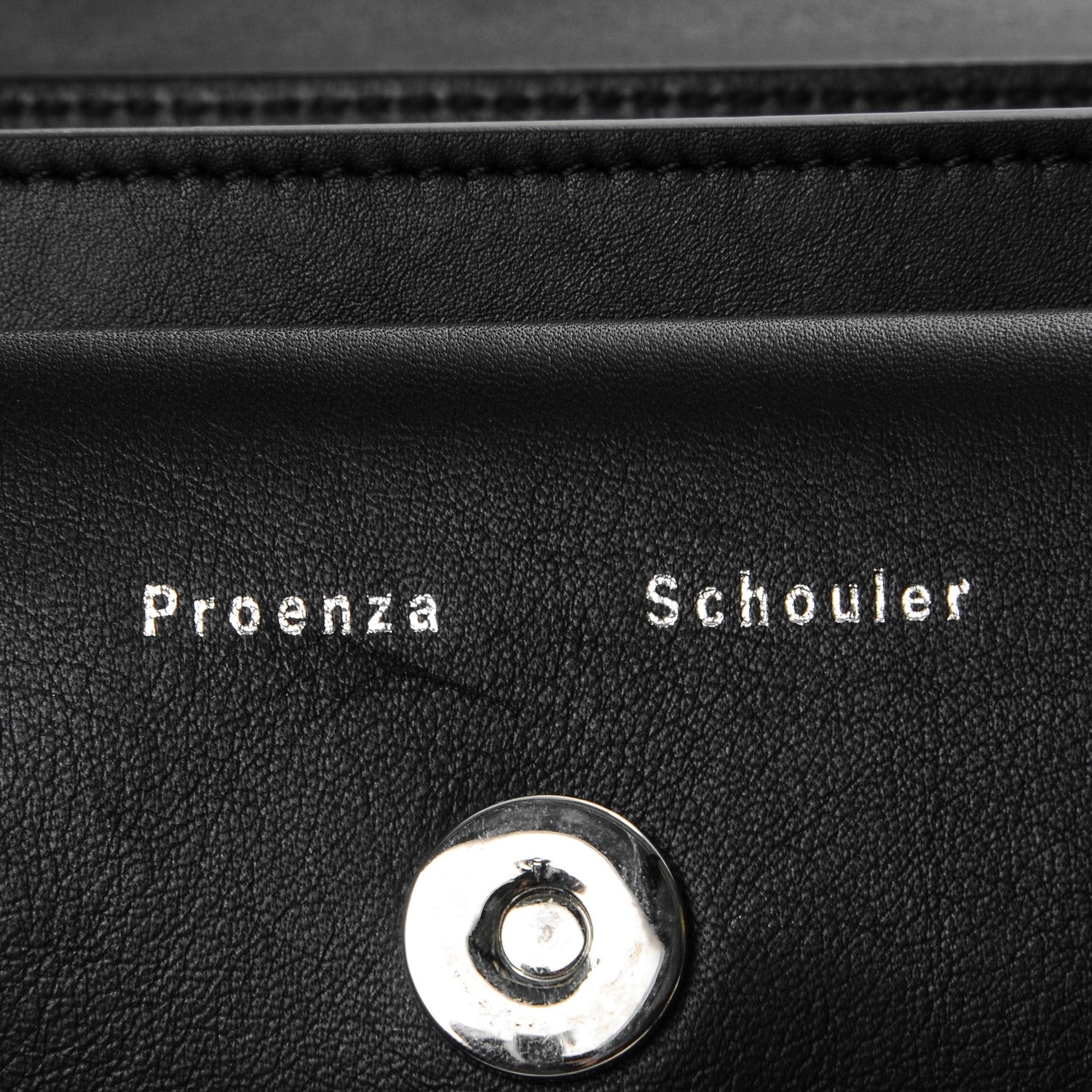 Proenza Schouler Lambskin Quilted PS11 Classic Shoulder Bag Black 8 of 8