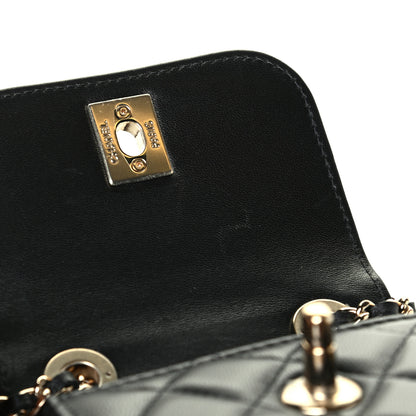 Chanel Lambskin Quilted Mini Trendy CC Chain Wallet Black 5 of 5