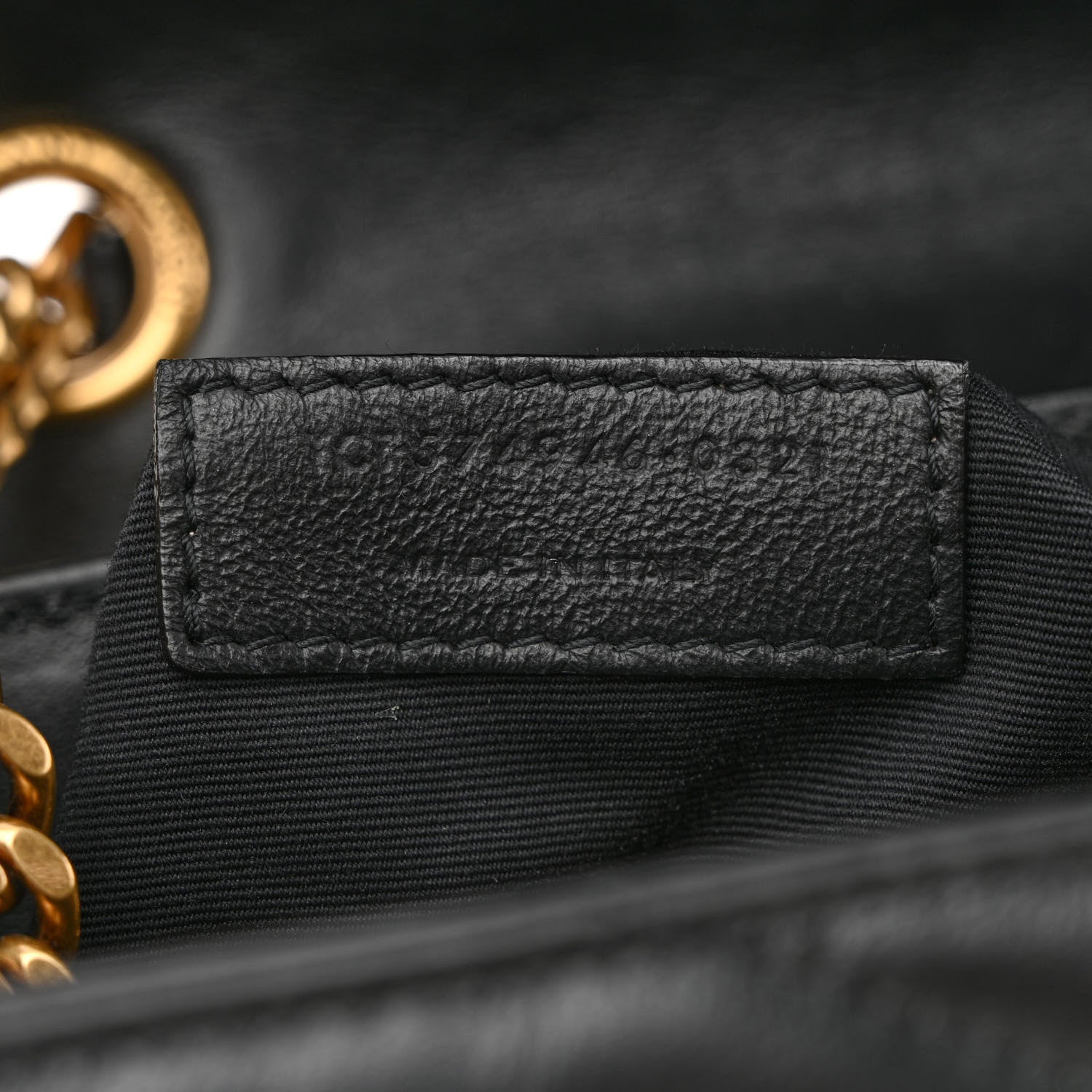 Saint Laurent Calfskin Y Quilted Monogram Medium Loulou Chain Satchel Black 7 of 13