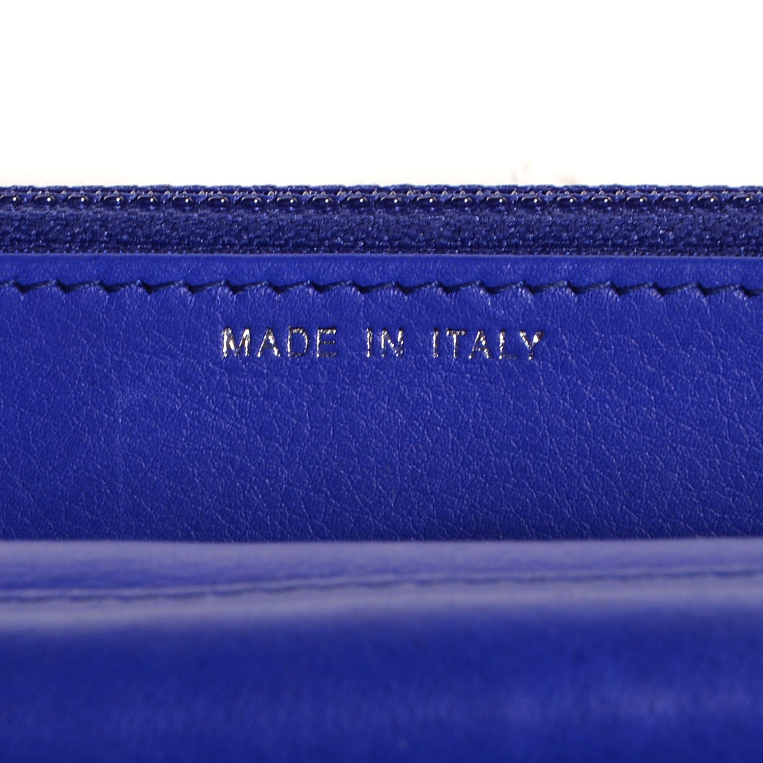 Chanel Calfskin Quilted Fancy CC Wallet On Chain WOC Blue 7 of 11