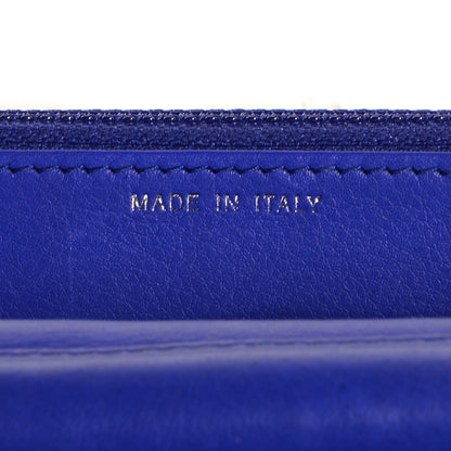 Chanel Calfskin Quilted Fancy CC Wallet On Chain WOC Blue 7 of 11