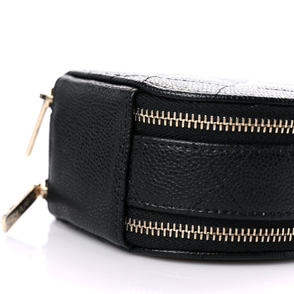Chanel Caviar Quilted Round Handle With Care Vanity With Chain Black 10 of 10