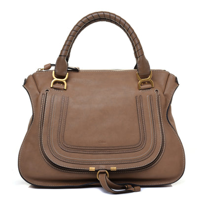 Chloe Calfskin Large Marcie Satchel Nut 1 of 9
