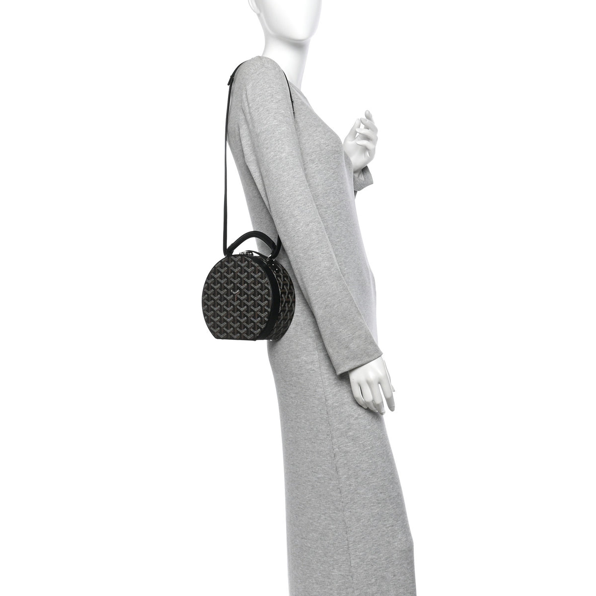 Goyard Goyardine Alto Hatbox Black 2 of 11