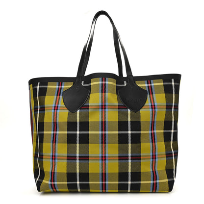 Burberry Vintage Check Extra Large The Giant Reversible Tote Antique Yellow 2 of 19