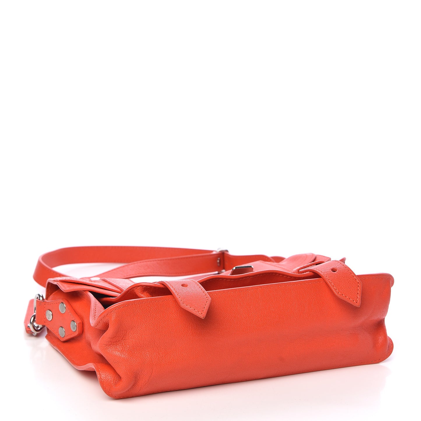 Lambskin Tiny PS1 Satchel Orange Pepper