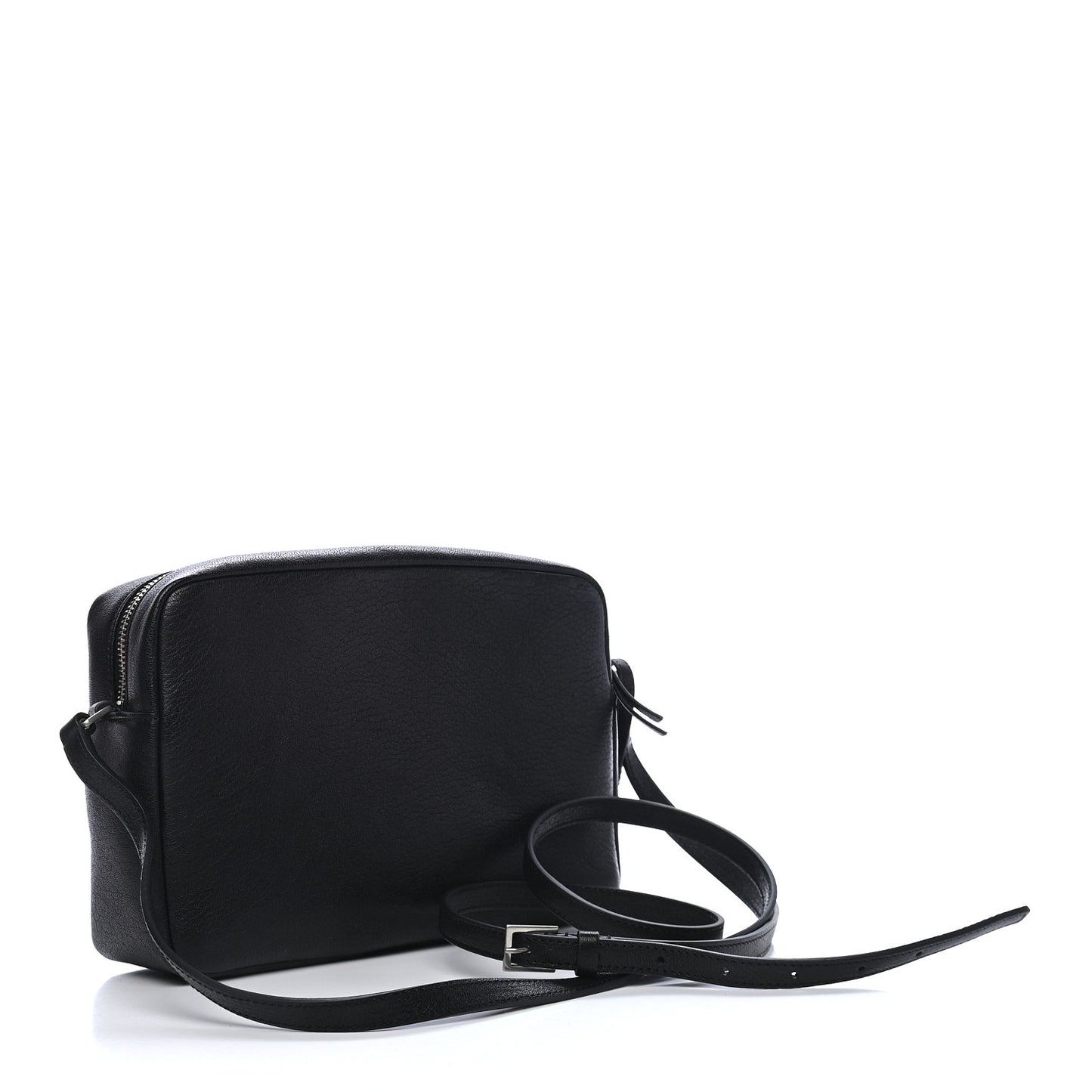 Lambskin Monogram Small Lou Camera Bag Black
