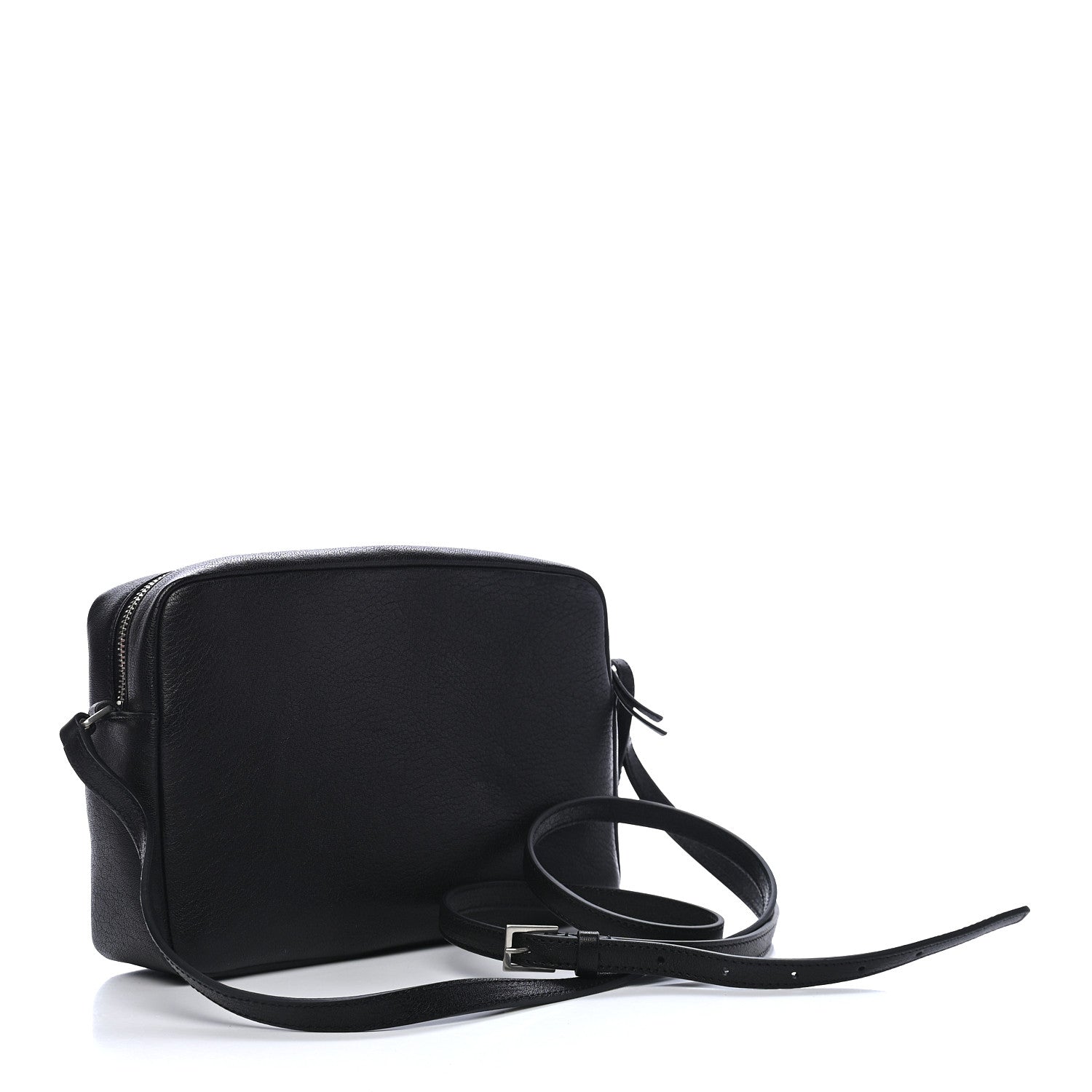 Saint Laurent Lambskin Monogram Small Lou Camera Bag Black 3 of 9
