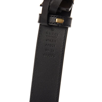 Gucci Calfskin Double G 30mm Belt 85 34 Black 5 of 5