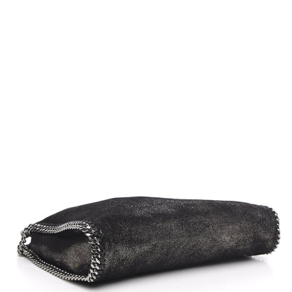Stella McCartney Chamois Shiny Dotted Falabella Fold Over Tote Ruthenium 3 of 10