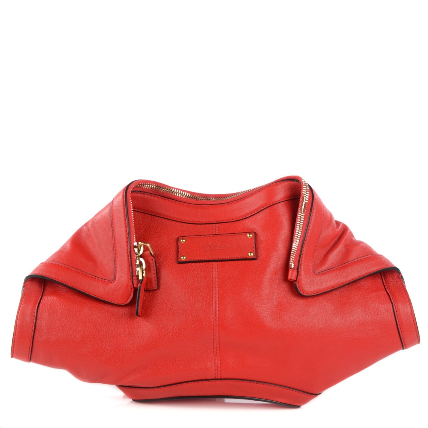 Calfskin De Manta Clutch Red
