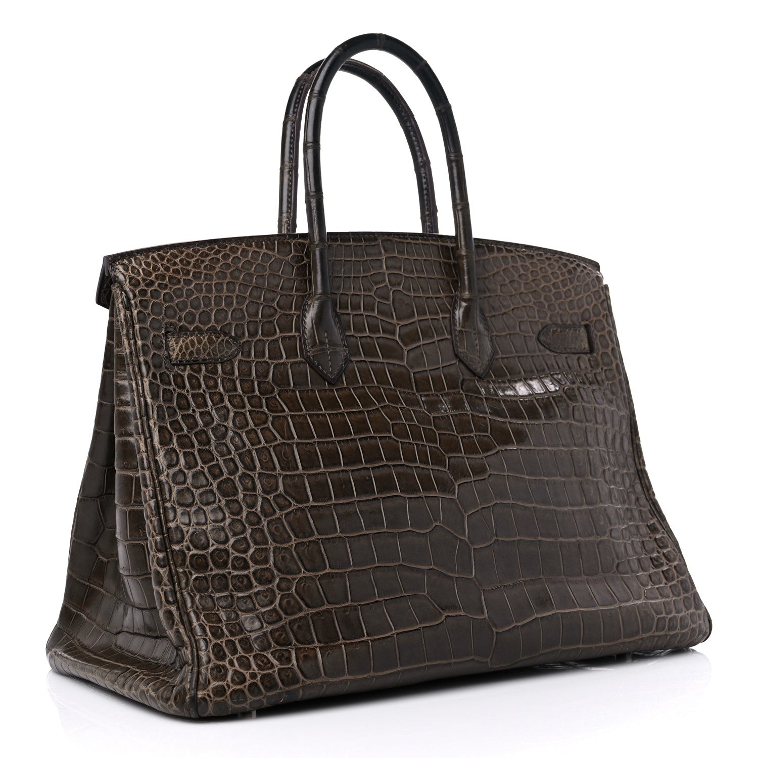 Hermes Matte Porosus Crocodile Birkin 35 3 of 14