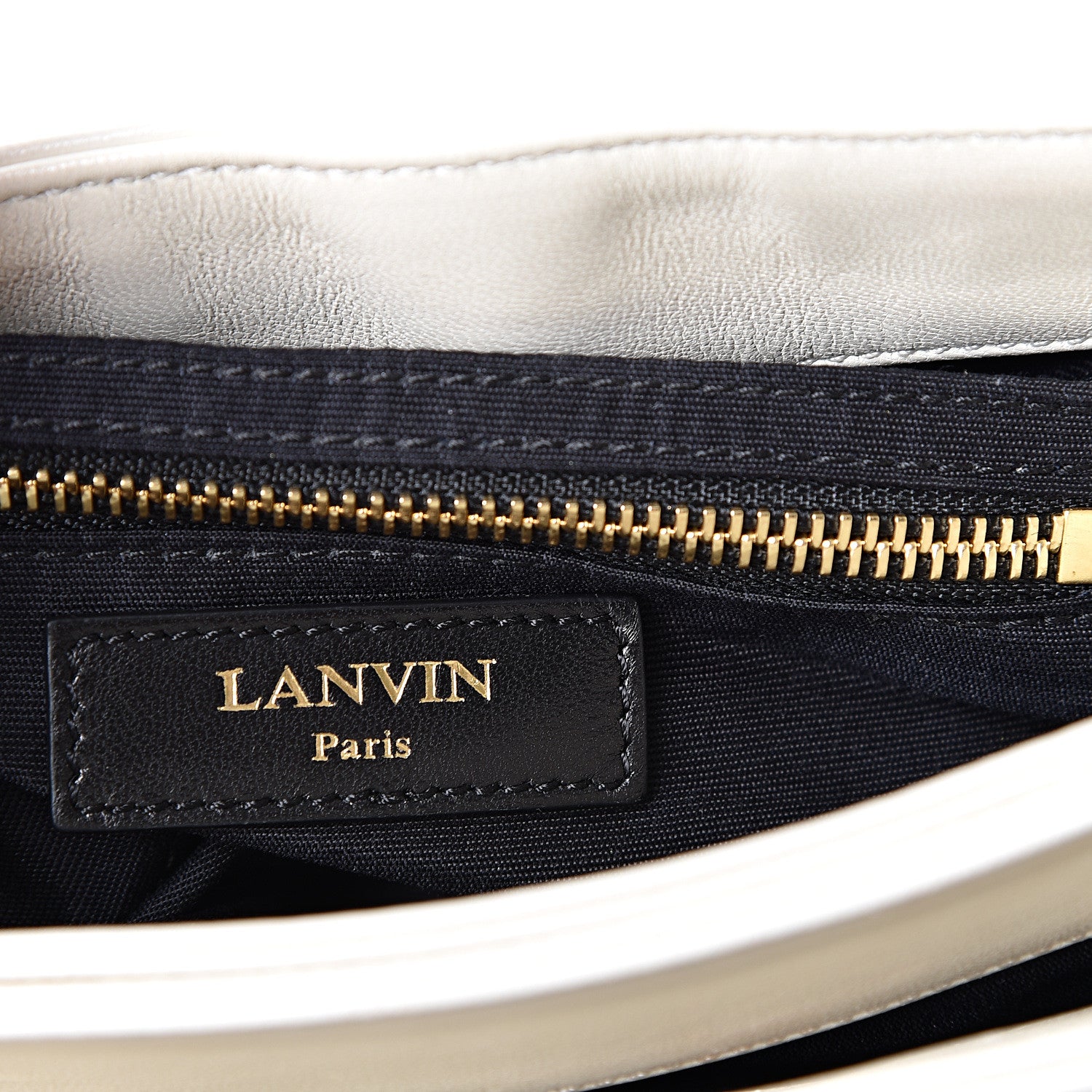 Lanvin Lambskin Studded Mini Sugar Flap Shoulder Bag White 5 of 12