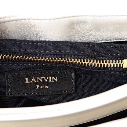 Lanvin Lambskin Studded Mini Sugar Flap Shoulder Bag White 5 of 12