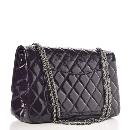 Chanel Distressed Patent 2.55 Reissue Flap 227 Prune 3 of 11