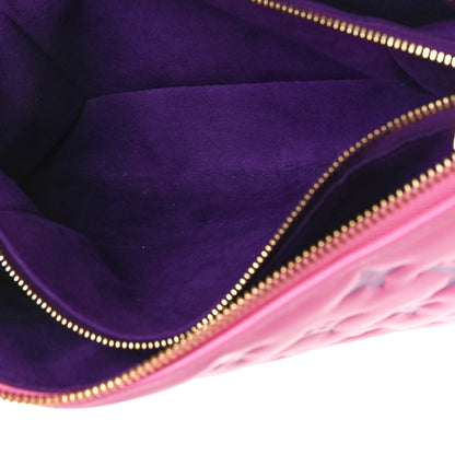 Louis Vuitton Lambskin Embossed Monogram Vuittamins Coussin PM Rose Violet 5 of 8