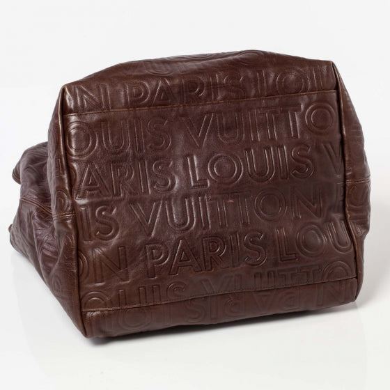 Louis Vuitton Monogram Paris Souple Whisper GM Chocolate 5 of 10