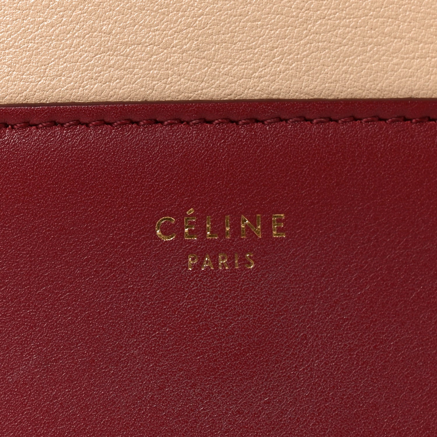 Celine Shiny Smooth Calfskin Medium Frame Shoulder Bag Ruby Nude 6 of 9
