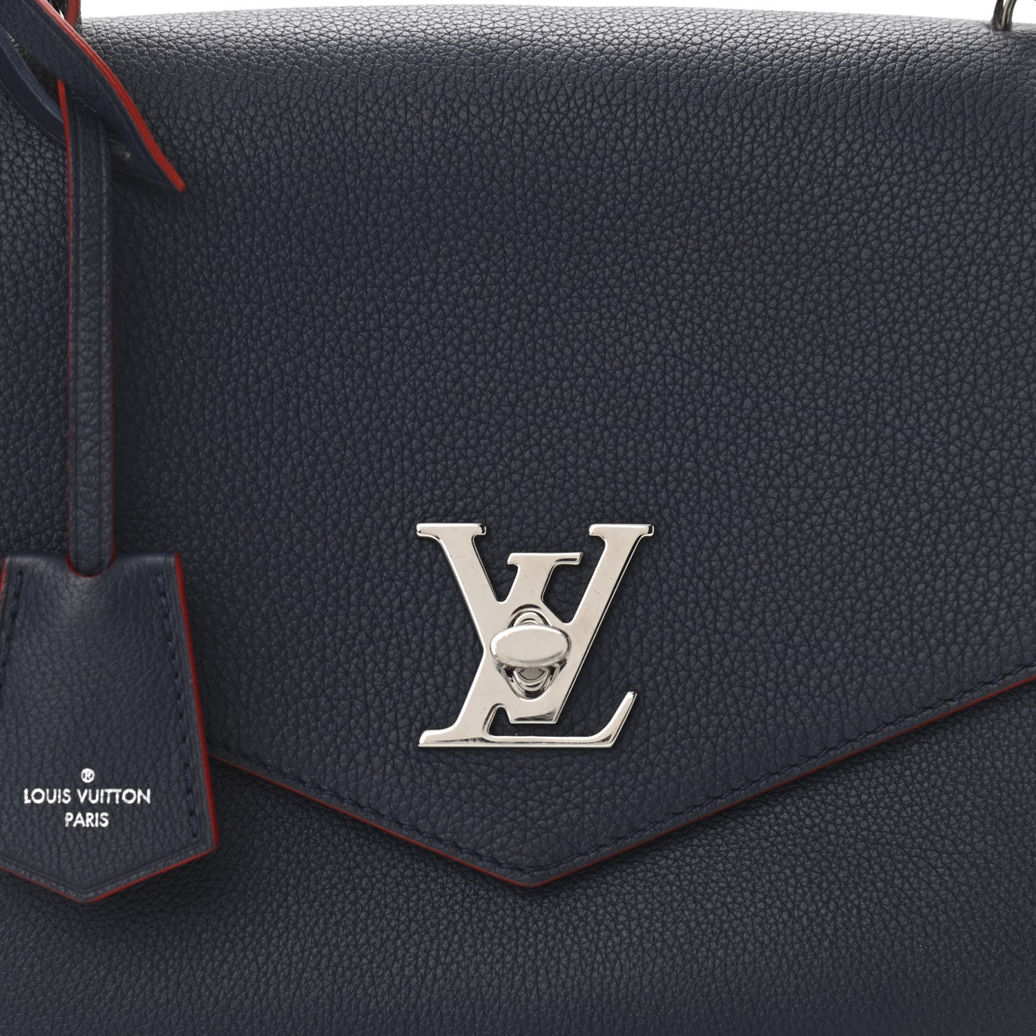 Louis Vuitton Soft Calfskin My Lockme Top Handle Marine Rouge 8 of 10