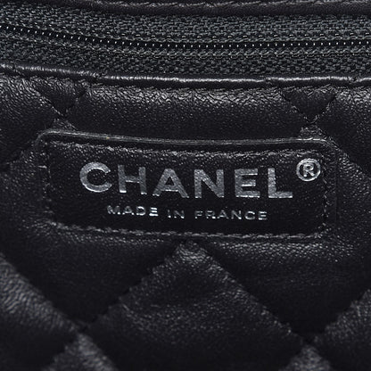 Chanel Calfskin Stitched Medium Urban Luxury Drawstring Backpack Black 6 of 7