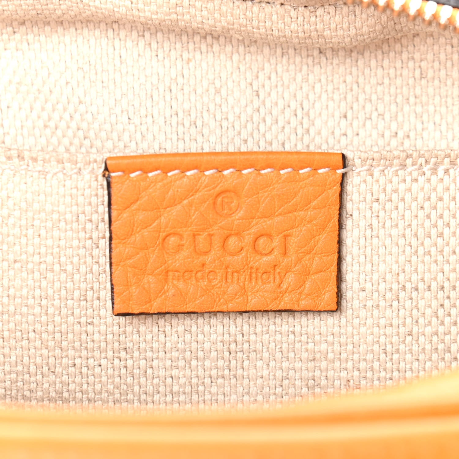 Gucci Pebbled Calfskin Small Soho Disco Bag Curcuma 6 of 11