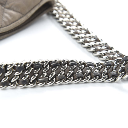 Chanel Washed Lambskin Chain Around Hobo Taupe 12 of 13