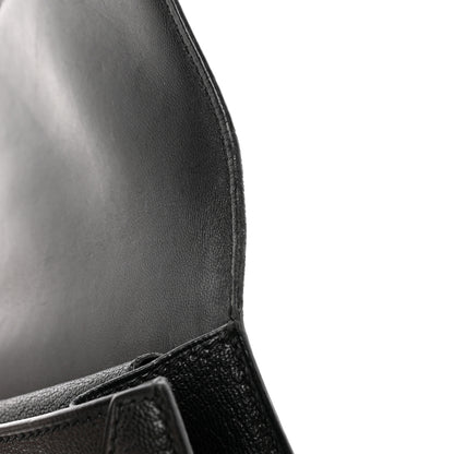 Hermes Chevre Mysore Verrou Clutch Black 13 of 14