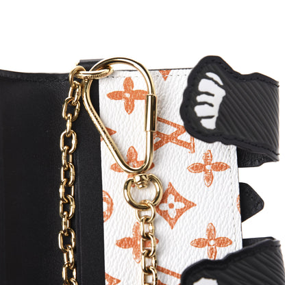 Louis Vuitton Epi Grace Coddington Catogram Calfskin Cat Card Holder Black 9 of 12
