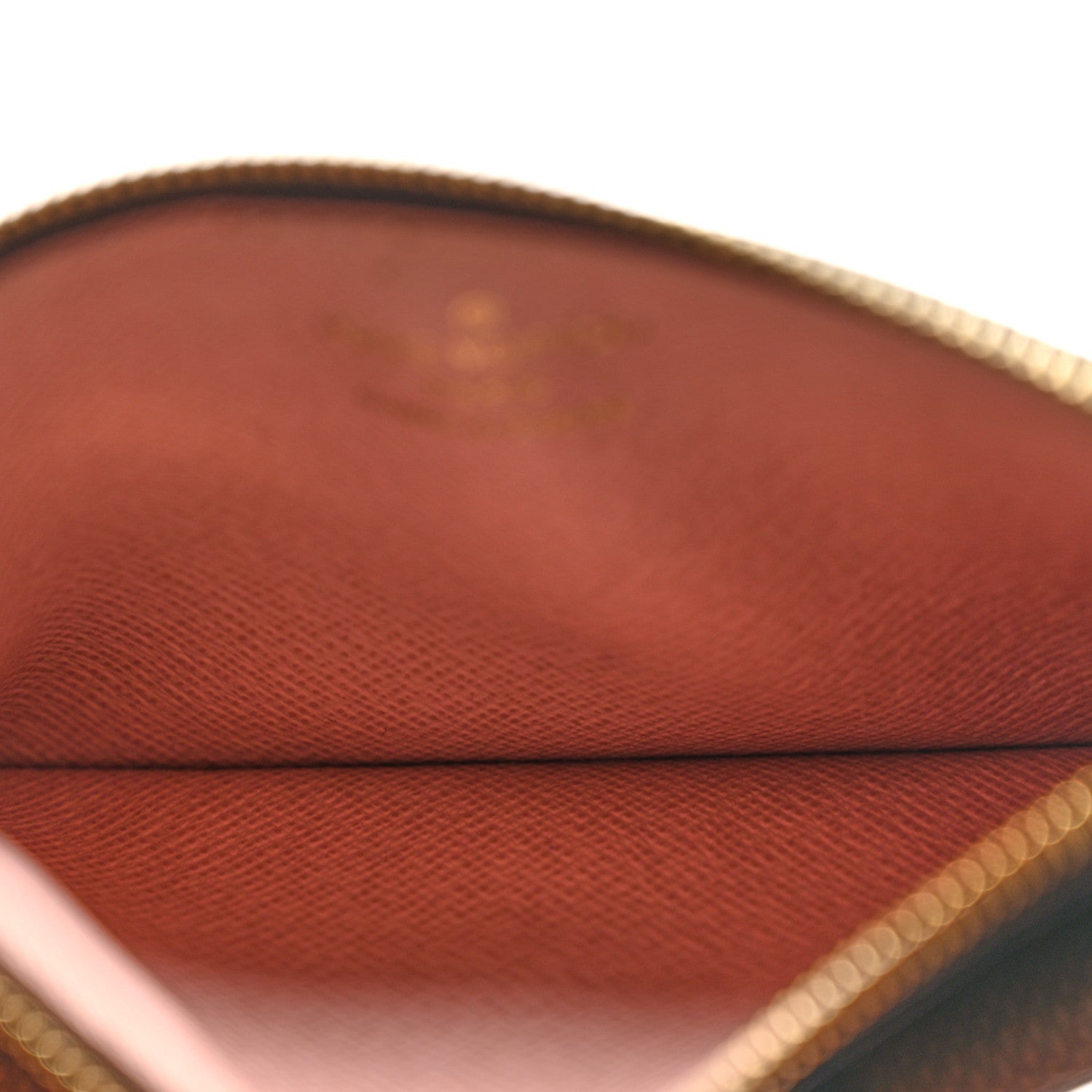 Louis Vuitton Damier Ebene Recto Verso Card Holder Rose Ballerine 5 of 7