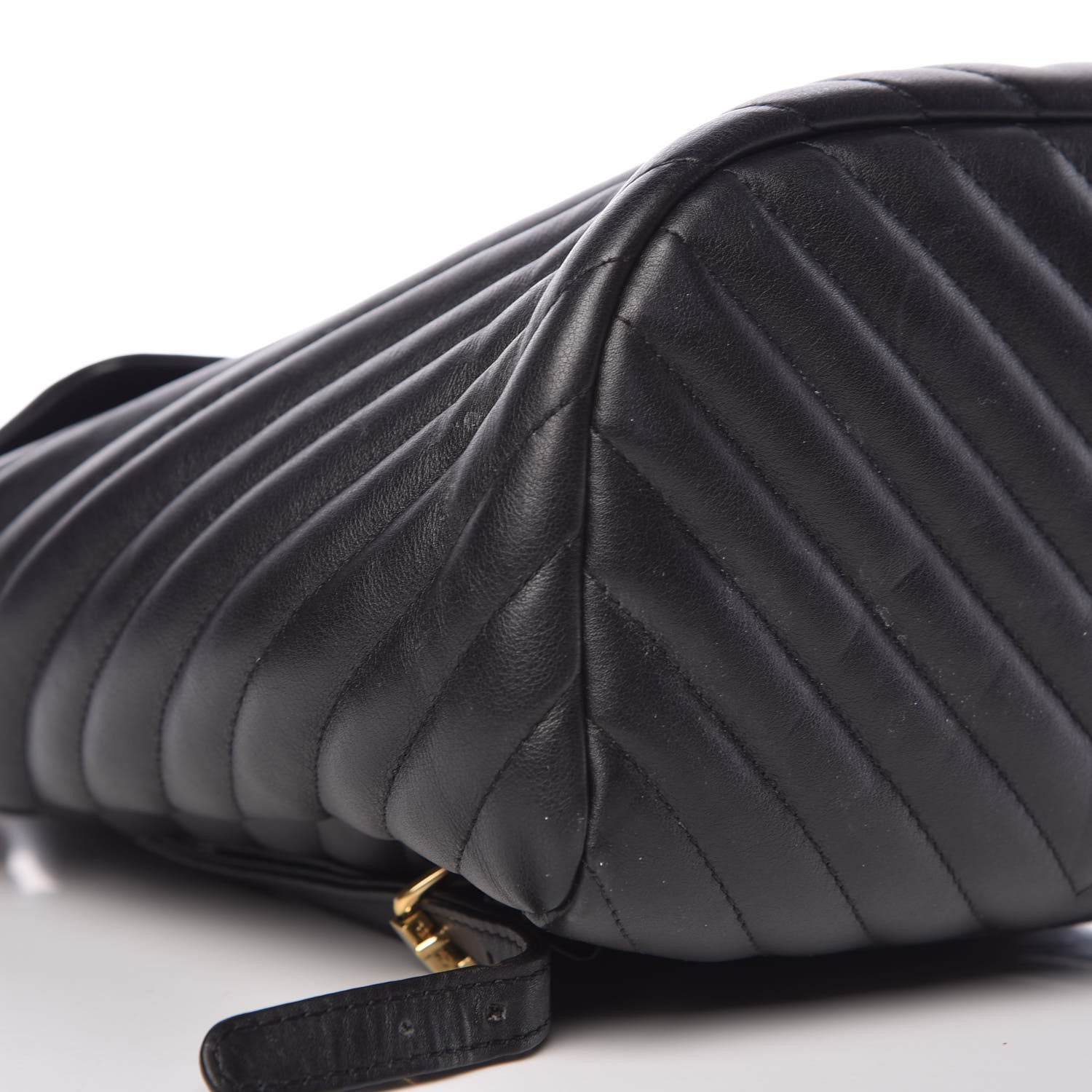 Chanel Calfskin Chevron Quilted Small Urban Spirit Backpack Black 8 of 10