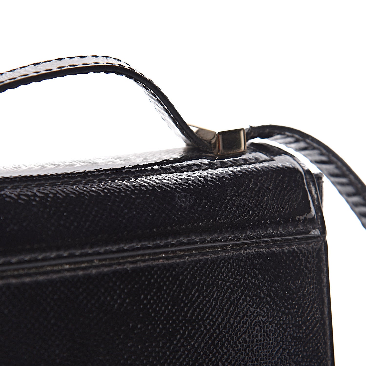 Givenchy Textured Patent Calfskin Mini Pandora Box Crossbody Bag Black 15 of 18