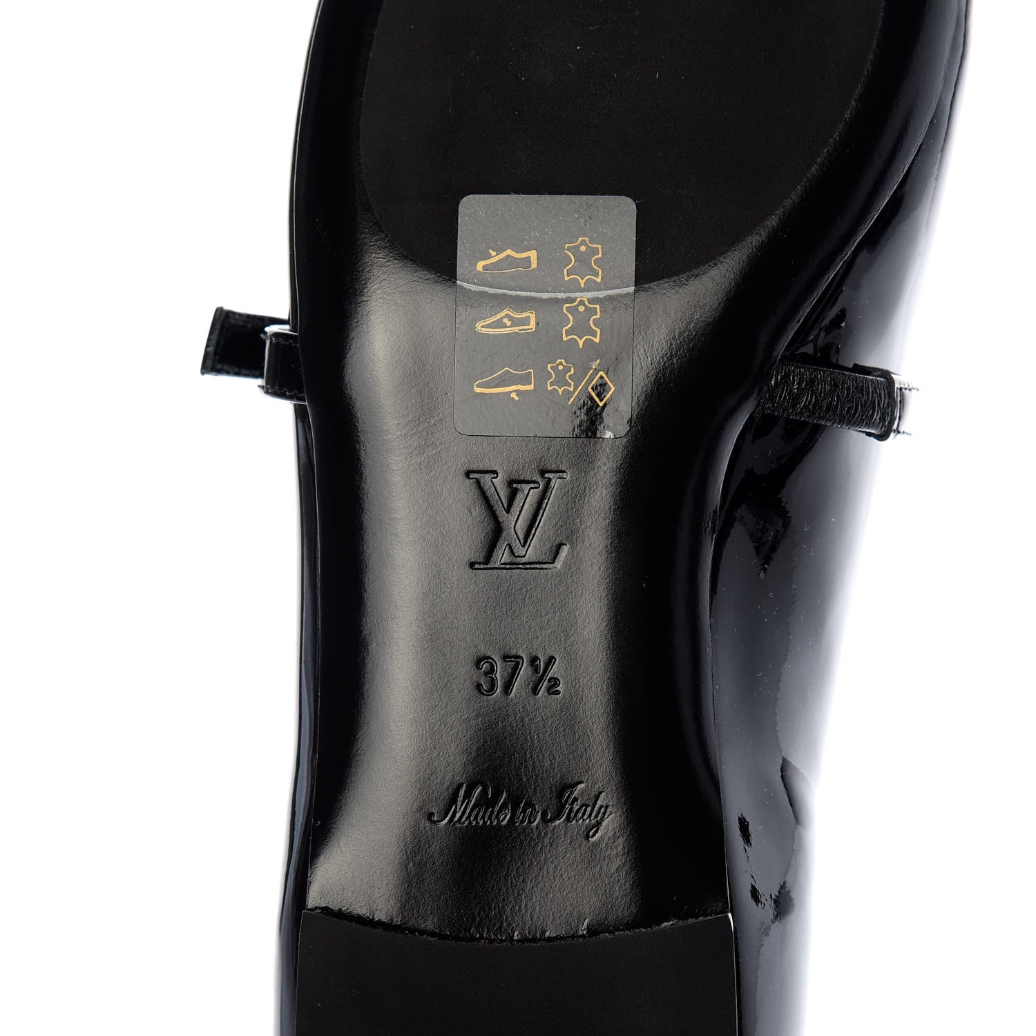 Louis Vuitton Patent Uniformes Ballet Flats 37.5 Black 7 of 10