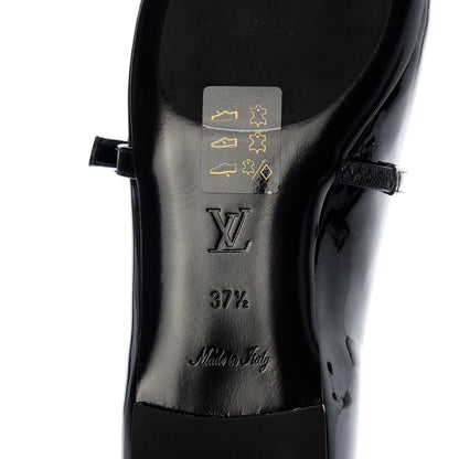 Louis Vuitton Patent Uniformes Ballet Flats 37.5 Black 7 of 10