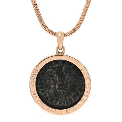 Bulgari 18K Rose Gold Monete Coin Pendant Necklace 4 of 6