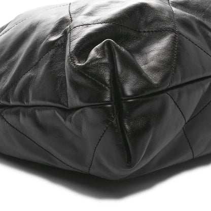 Chanel Shiny Calfskin Quilted Chanel 22 Black 10 of 11