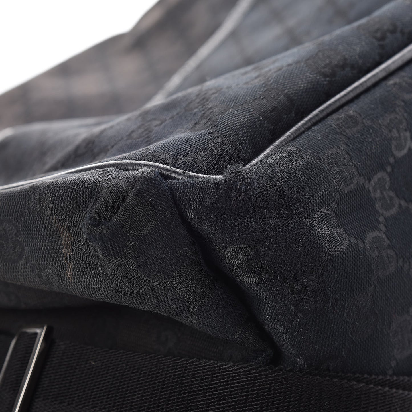 Monogram Large Diaper Bag Black