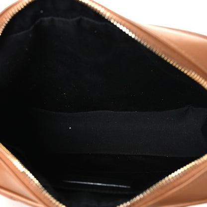 Saint Laurent Calfskin Matelasse Monogram Lou Camera Bag Cinnamon 4 of 9