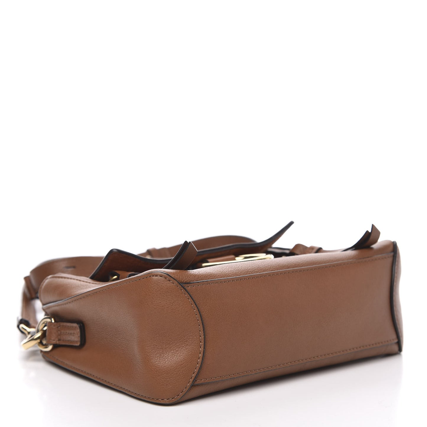 Calfskin Mini Faye Day Shoulder Bag Tan