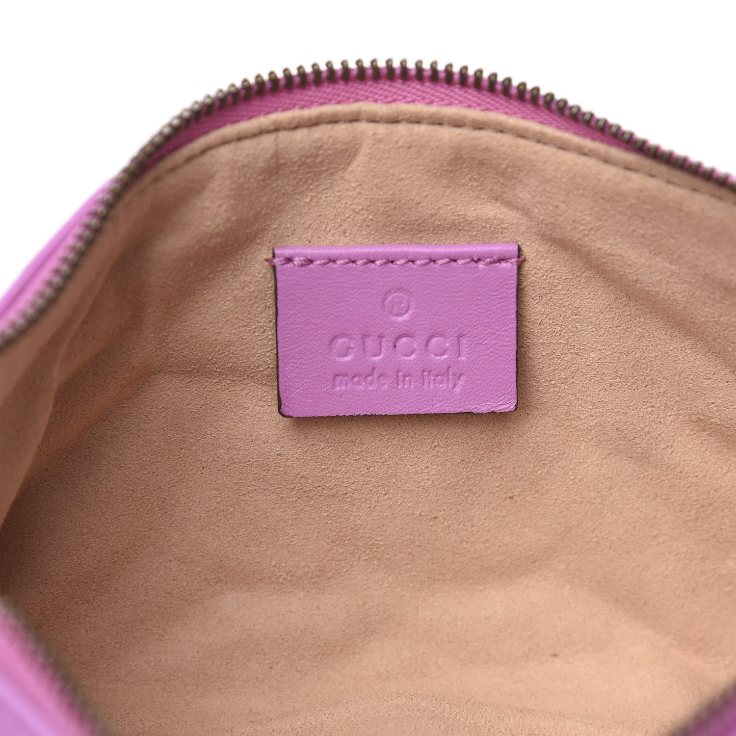 Gucci Calfskin Matelasse Mini GG Marmont Chain Bag Candy Mousse 5 of 8