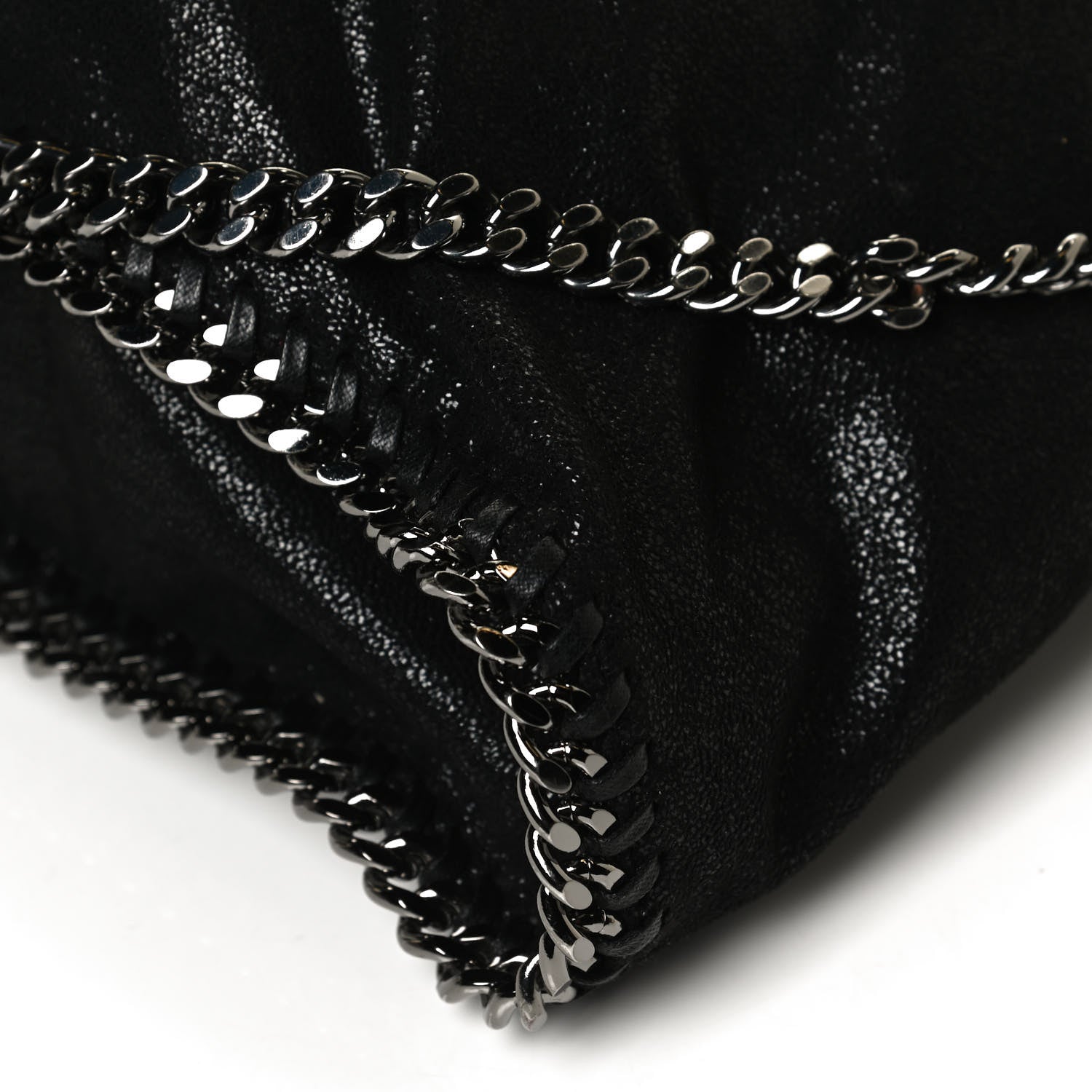 Stella McCartney Shaggy Deer Falabella Fold Over Tote Black 11 of 11
