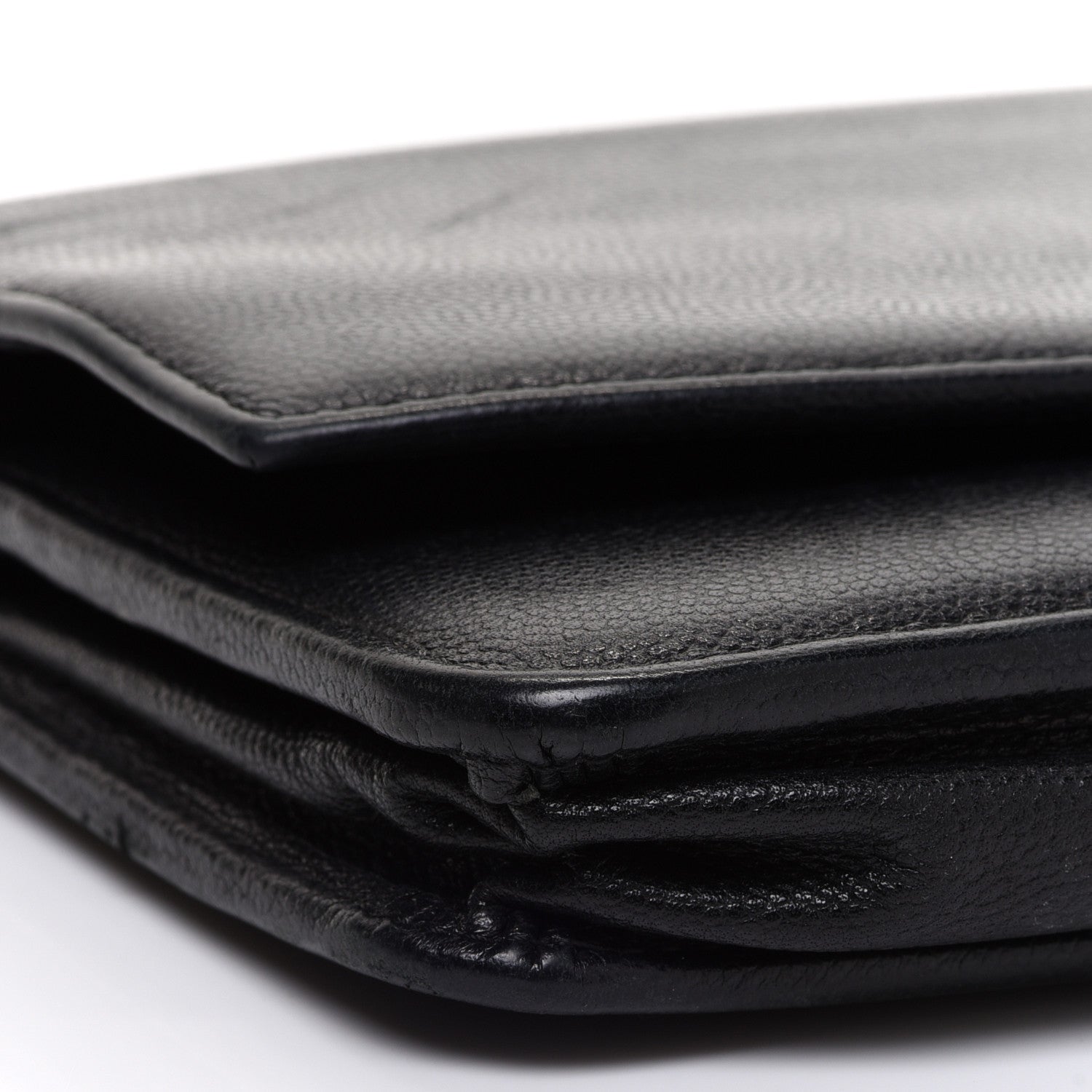 Chanel Caviar Sevruga Wallet On Chain WOC Black 10 of 19
