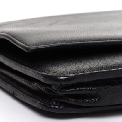 Chanel Caviar Sevruga Wallet On Chain WOC Black 10 of 19