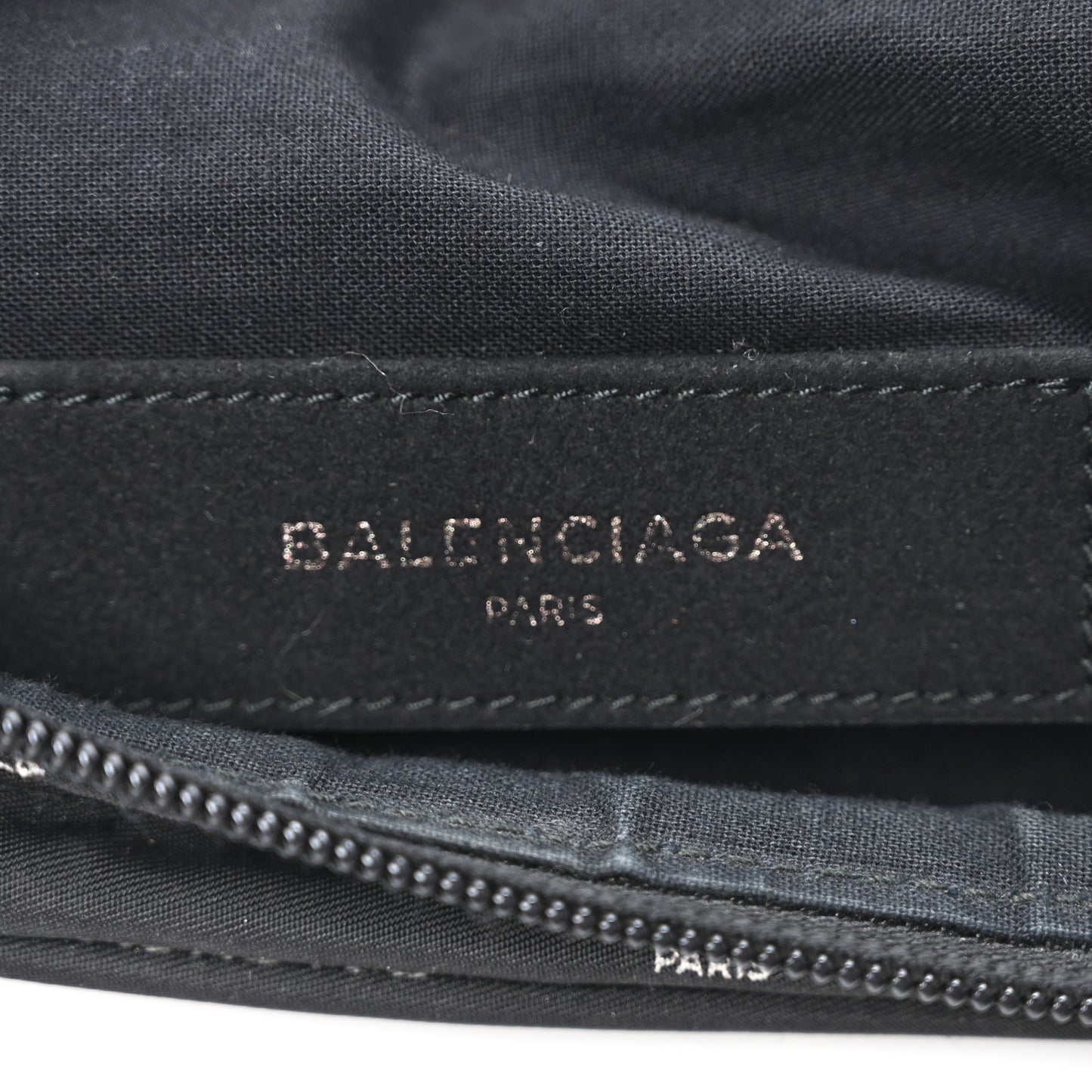Twill Nylon Allover Logo Explorer Beltpack Black White