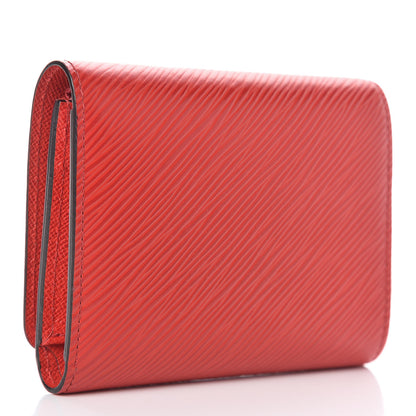 Louis Vuitton Epi Twist Compact Wallet Coquelicot 3 of 7