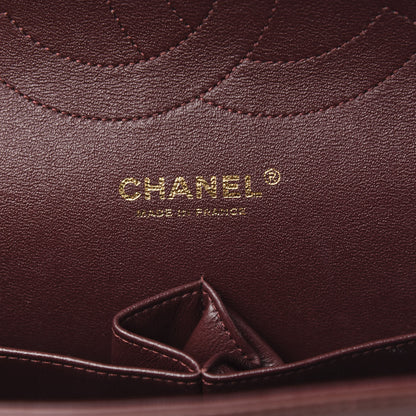 Chanel Lambskin Quilted Jumbo Double Flap Burgundy 6 of 12