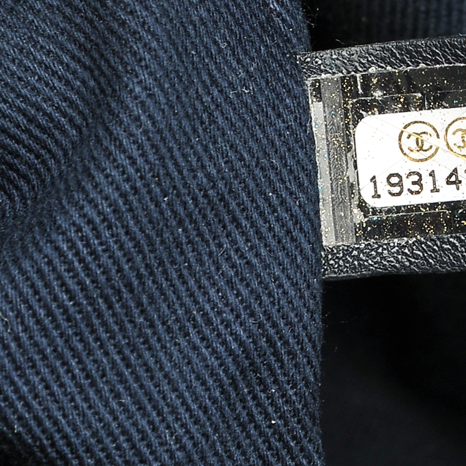 Chanel Denim Large Shopping Tote Black 7 of 9