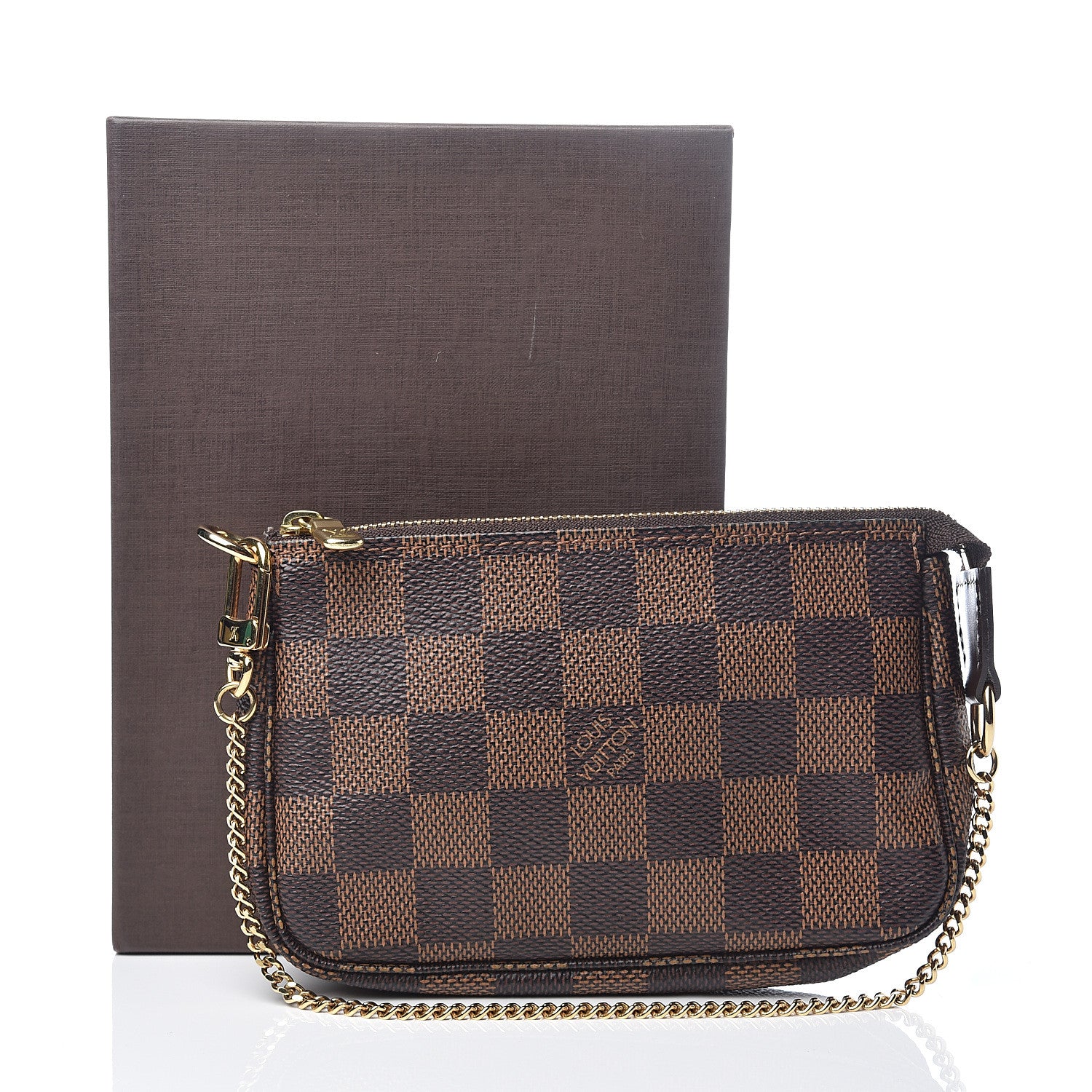 Louis Vuitton Damier Ebene Mini Pochette Accessories 7 of 7