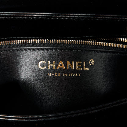 Chanel Lambskin Quilted Small Trendy CC Chain Dual Handle Flap Bag Black 7 of 11