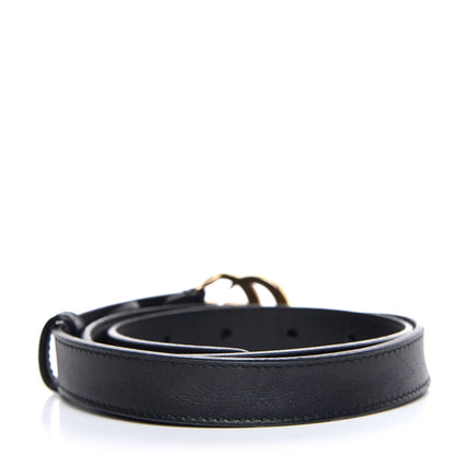 Gucci Calfskin Double G 20mm Belt 75 30 Black 3 of 9